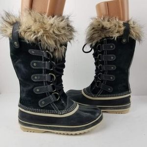 Sorel Women's Joan of Arctic Size 7 Black Boots